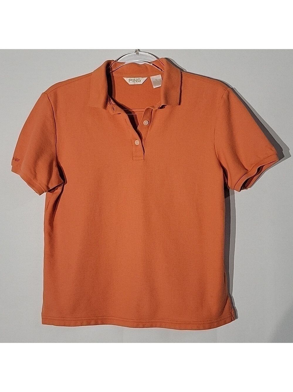 Ping Collection, Youth Golf Polo, Orange, Size Medium